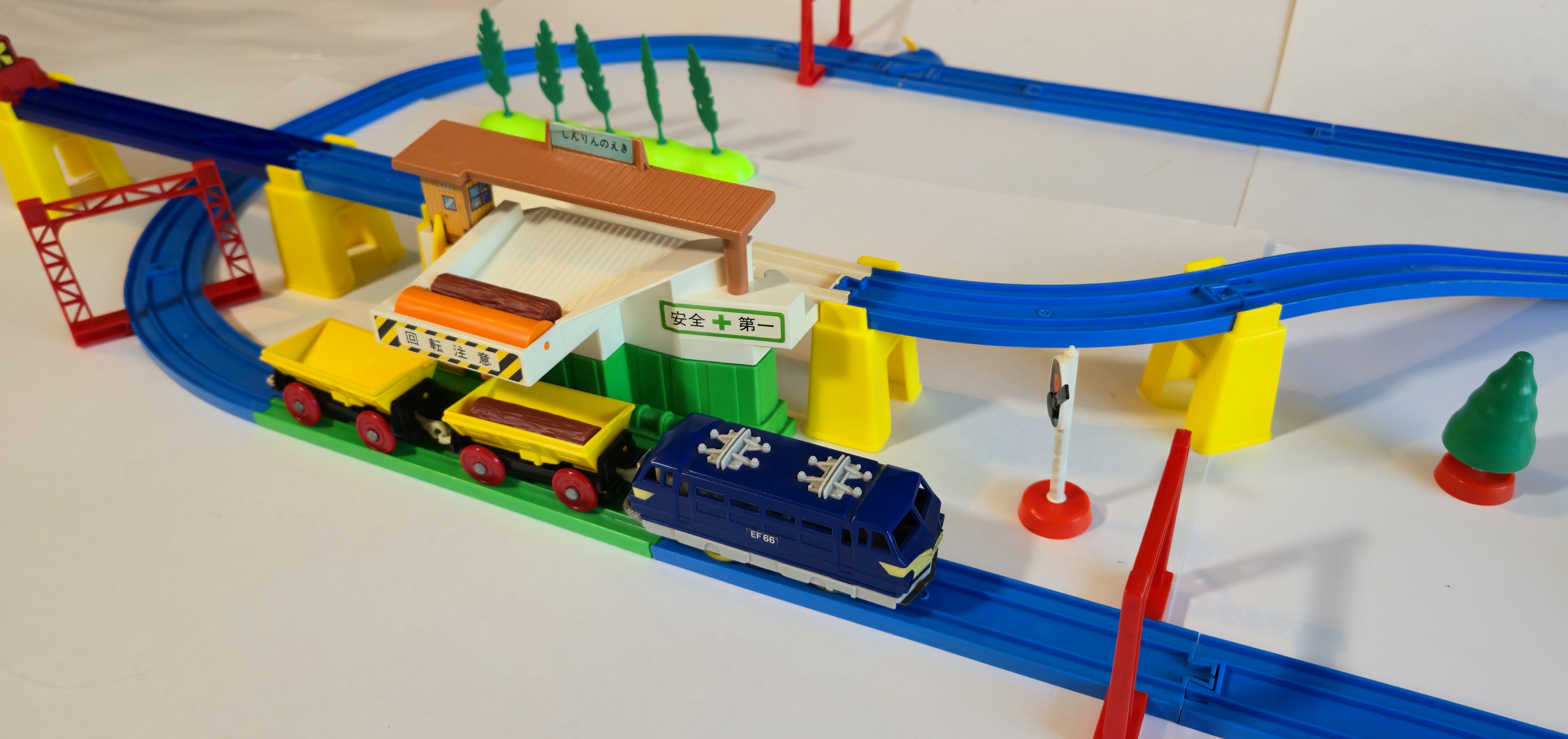 My Plarail trains display picture 1