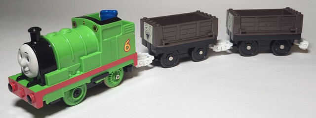 1997 doll europe percy power_car thomas_the_tank_engine tomy tomytrain toy train troublesome_trucks uk // 5665x2120 // 2.1MB