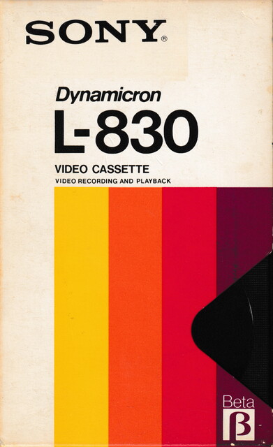 betamax case front l830 north_america ntsc scan sony tape // 2267x3714 // 5.7MB