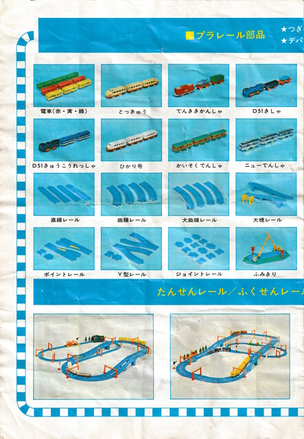 1971 1971_plarail_catalogue catalogue japan layout plarail rail scan tomy train // 4243x6133 // 11MB