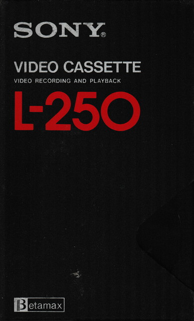 betamax case front l250 north_america ntsc scan sony tape // 2267x3752 // 4.9MB