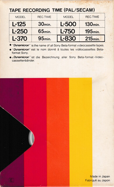 betamax case l830 pal rear scan secam sony tape // 2248x3683 // 3.5MB