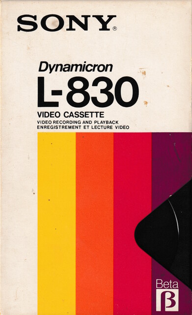 betamax case front l830 pal scan secam sony tape // 2262x3707 // 3.6MB