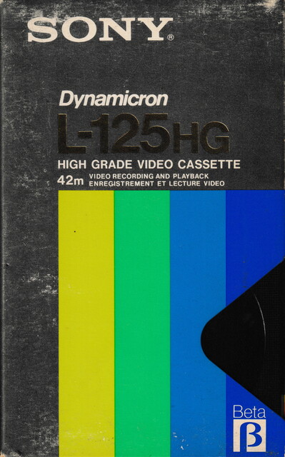 betamax case front l125 north_america ntsc scan sony tape // 2284x3665 // 7.2MB