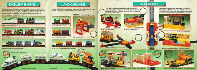 1993 1993_tomytrain_catalogue accessory europe railroad_crossing scan tomy tomytrain train tt_construction_wagons tt_freight_station tt_hi-speed_express tt_inter-city tt_signal_station tt_station_announcer uk // 13934x4933 // 64MB