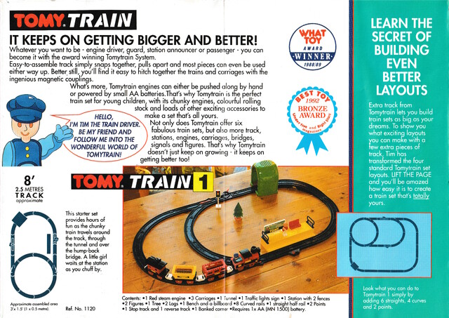 1993 1993_tomytrain_catalogue scan set tomy tomytrain train tt_tomytrain_1 uk // 6946x4918 // 19MB