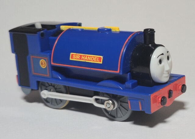 motor_road_&_rail passenger_car power_car sir_handel thomas_the_tank_engine tomy toy train // 4703x3360 // 2.1MB