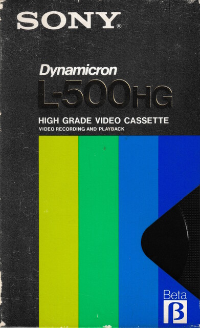 betamax case front l500 north_america ntsc scan sony tape // 2248x3678 // 4.6MB
