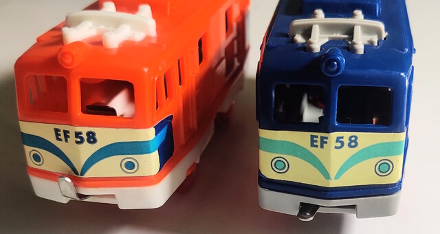 ef58 germany japan junior_express old_power plarail power_car stelco tomy toy train // 2018x1073 // 889KB