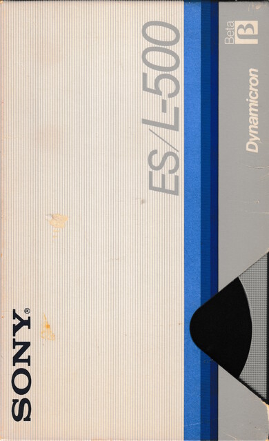 betamax case es japan l500 ntsc sony tape // 2253x3700 // 2.8MB