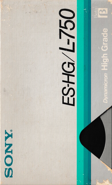 betamax case eshg l750 scan sony tape // 2240x3683 // 3.6MB