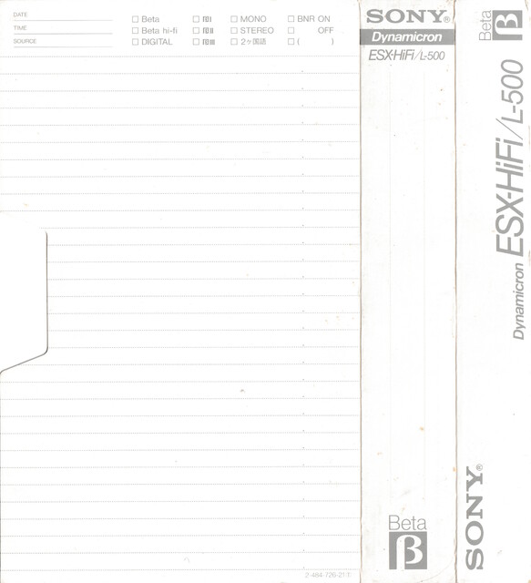betamax esx hifi l500 sony // 3290x3611 // 1.3MB