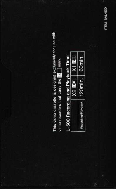 1979 betamax case l500 north_america ntsc rear scan tape tdk // 2299x3739 // 6.2MB