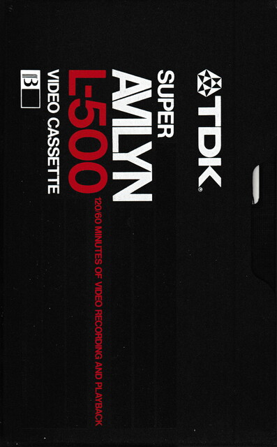 1979 betamax case front l500 north_america ntsc scan tape tdk // 2314x3732 // 6.1MB