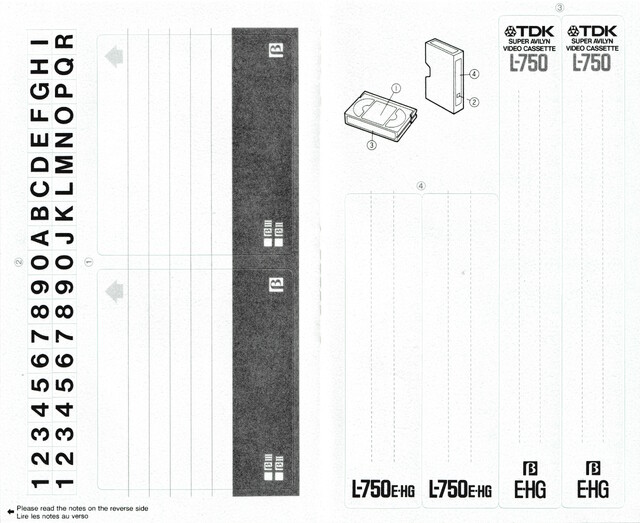 betamax ehg front l750 north_america ntsc scan sticker tdk // 4323x3530 // 4.2MB