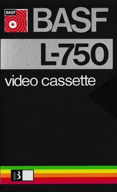 basf betamax case front japan l750 ntsc scan tape // 2272x3721 // 6.3MB