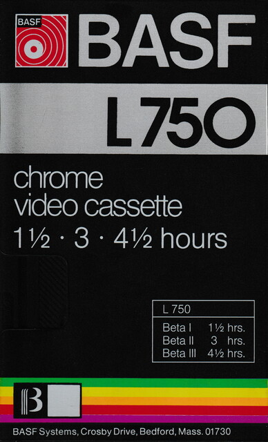 basf betamax case front l750 north_america ntsc scan tape // 2230x3674 // 4.5MB