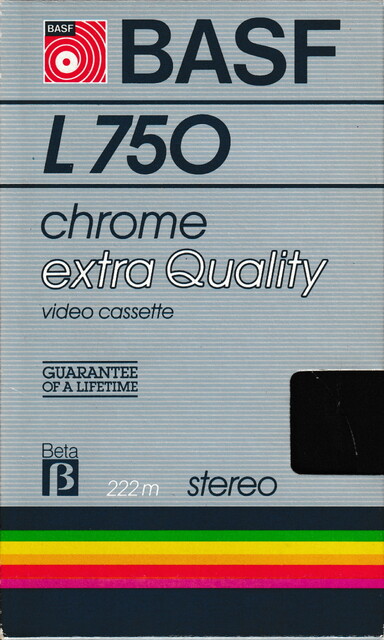 1985 basf betamax case front l750 north_america ntsc scan tape // 2230x3713 // 5.0MB