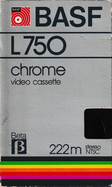1984 basf betamax case front north_america ntsc scan tape // 2230x3716 // 7.0MB