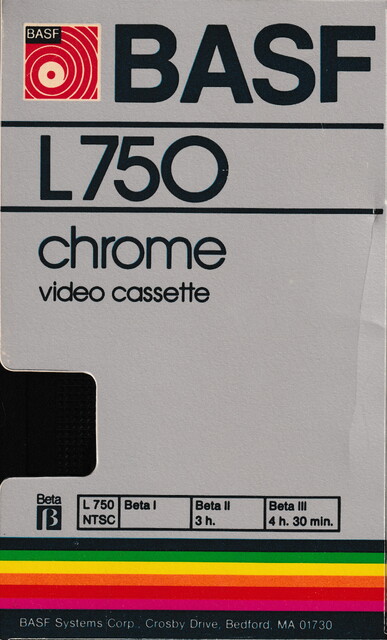 basf betamax case l750 north_america ntsc rear scan tape // 2245x3710 // 6.6MB