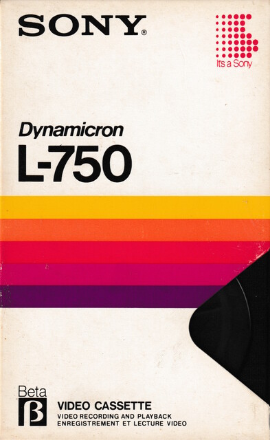 betamax case front l750 north_america ntsc scan sony tape // 2262x3687 // 3.7MB