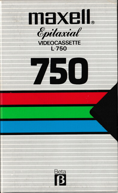 1981 betamax case front l750 maxell north_america ntsc scan tape // 2286x3734 // 4.9MB