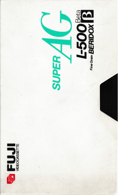 1989 ag betamax case front fuji japan ntsc scan tape // 2263x3719 // 4.2MB