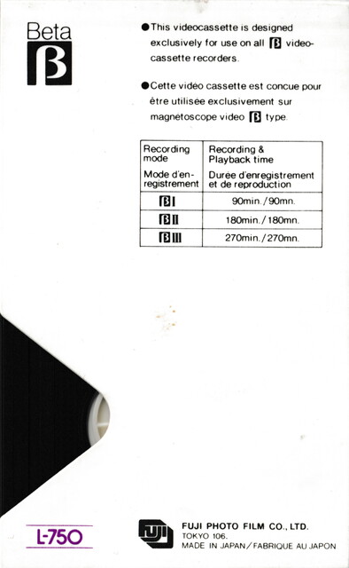 betamax case fuji l750 north_america ntsc rear scan tape // 2254x3665 // 1.8MB