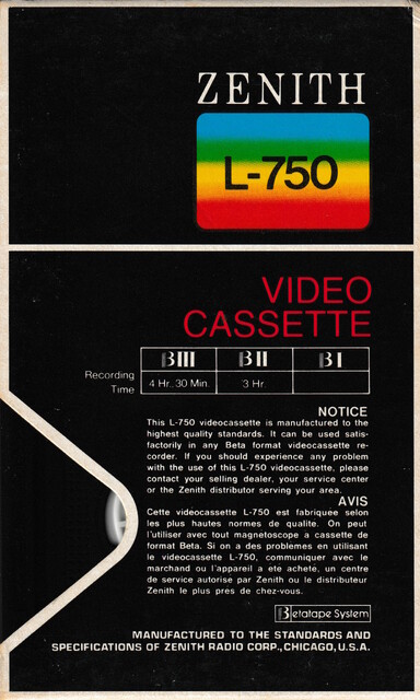 betamax case l750 north_america ntsc rear scan tape zenith // 2227x3710 // 4.7MB