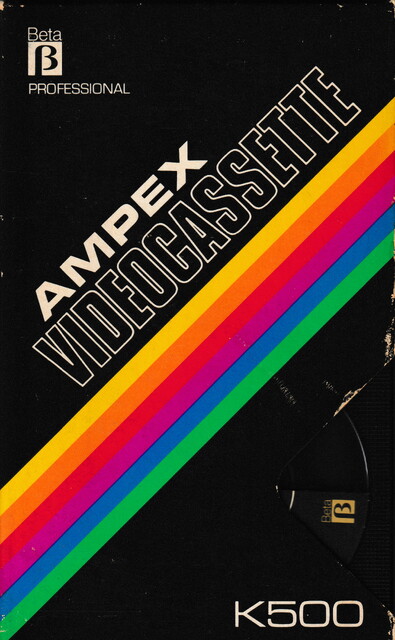 ampex betamax case front k500 l500 north_america ntsc scan tape // 2247x3644 // 6.0MB
