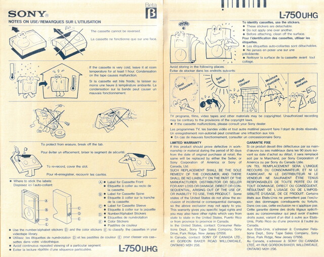 betamax l750 north_america ntsc rear scan sony // 4354x3453 // 13MB