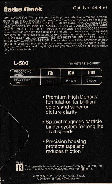 betamax case l500 north_america ntsc radio_shack rear scan supertape tape // 2258x3717 // 5.6MB