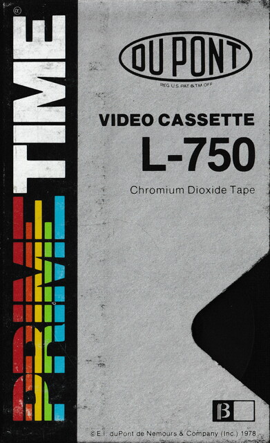 1978 betamax case dupont front l750 north_america ntsc scan tape // 2262x3704 // 7.4MB