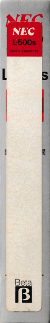 betamax case japan l500 nec ntsc scan spine tape // 565x3661 // 1.0MB