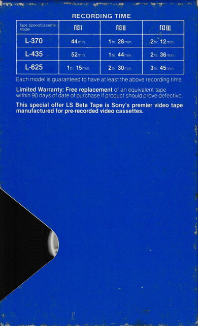 betamax case l370 north_america ntsc rear scan sony tape // 2252x3698 // 8.2MB