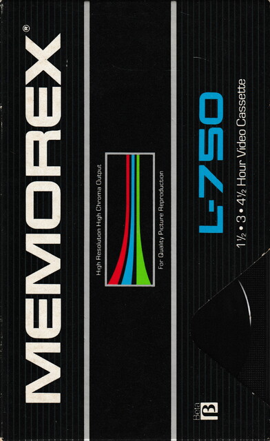 1983 betamax case front l750 memorex north_america ntsc scan tape // 2271x3706 // 5.2MB