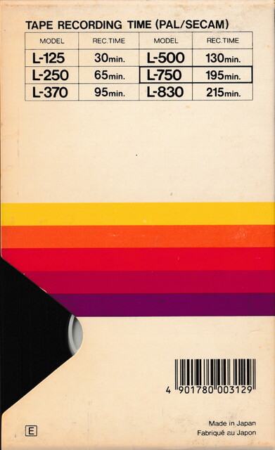 betamax case l750 pal rear scan secam sony tape // 2277x3723 // 3.9MB