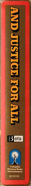 1981 and_justice_for_all betamax case commercial north_america ntsc scan tape // 621x3686 // 2.0MB