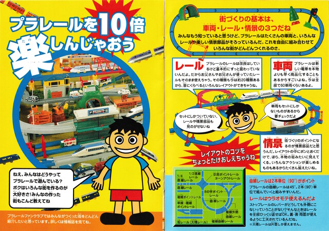 1998 japan plarail plarail_fan_club plarail_fanclub_handbook scan tomy // 4953x3484 // 14MB