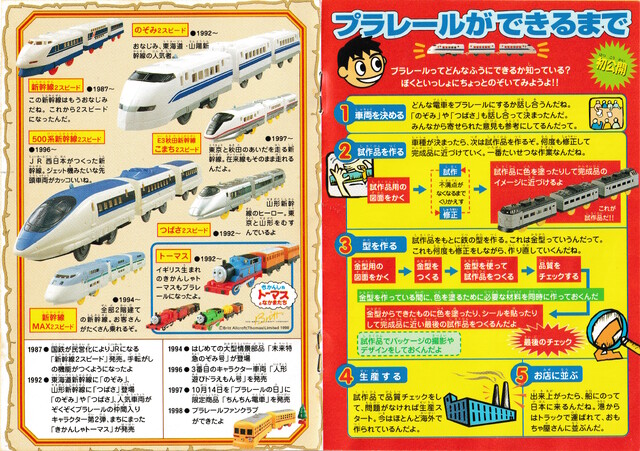 1998 japan plarail plarail_fan_club plarail_fanclub_handbook scan tomy train // 4950x3485 // 15MB