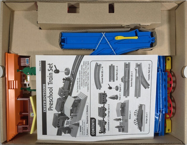 2000 accessory box box_contents north_america packaging rail station tomy tomy_preschool_train_set toy // 7066x5487 // 8.6MB