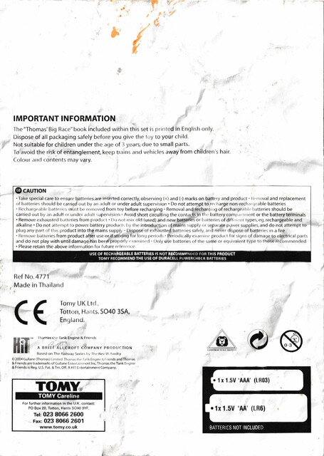 2004 europe instructions motor_road_&_rail mrr_big_race_set scan thomas_the_tank_engine tomy // 3477x4896 // 2.6MB