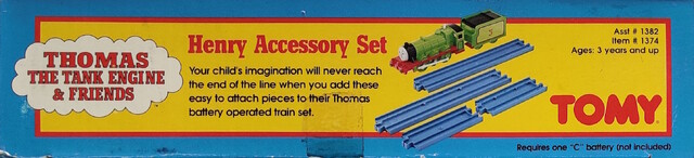 1997 bor_henry_accessory_set box henry north_america packaging side thomas_battery_operated_railway thomas_the_tank_engine tomy // 2228x510 // 438KB