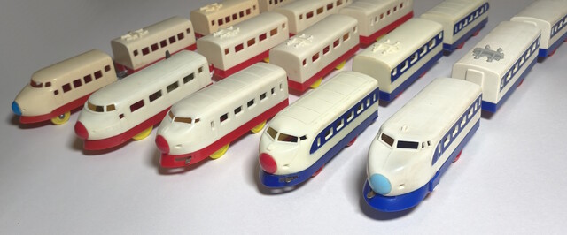 0_series_shinkansen japan old_power p_new_hikari_(1976) p_plastic_dream_super_express p_super_express_hikari_(1967) p_super_express_hikari_(1970) p_super_express_hikari_(1972) plarail power_car tomy toy train // 6876x2855 // 3.6MB