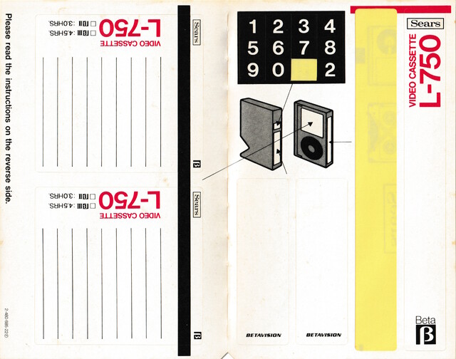 betamax front l750 scan sears sticker // 4396x3465 // 5.7MB