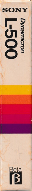 betamax case japan l500 ntsc scan sony spine tape // 623x3724 // 1.0MB