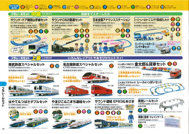 2005 catalogue japan plarail scan set tomy train // 4929x3487 // 13MB