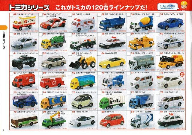 2005 car catalogue japan scan tomica tomy // 4935x3478 // 15MB