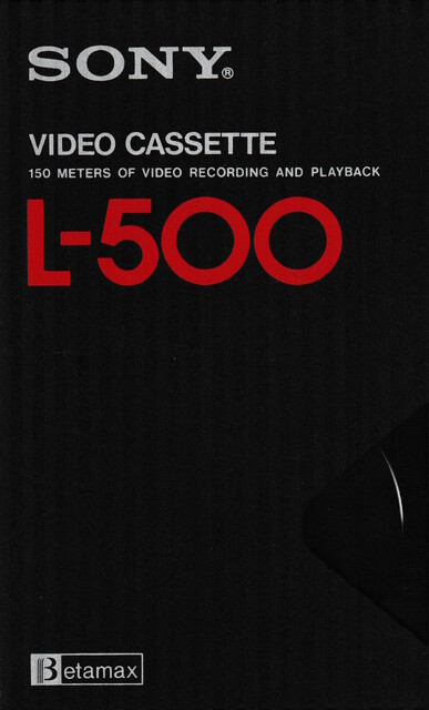 betamax case front japan l500 ntsc scan sony tape // 2249x3716 // 3.6MB