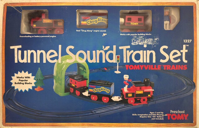 1995 box front north_america tomy tomytrain train tunnel_sound_train_set // 7880x5092 // 13MB